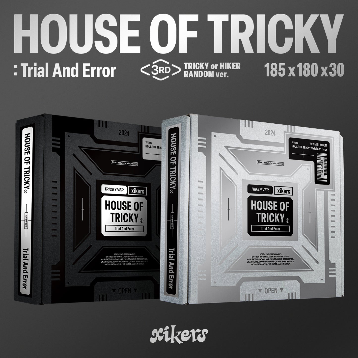 Xikers - 3rd Mini Album [HOUSE OF TRICKY : Trial And Error]