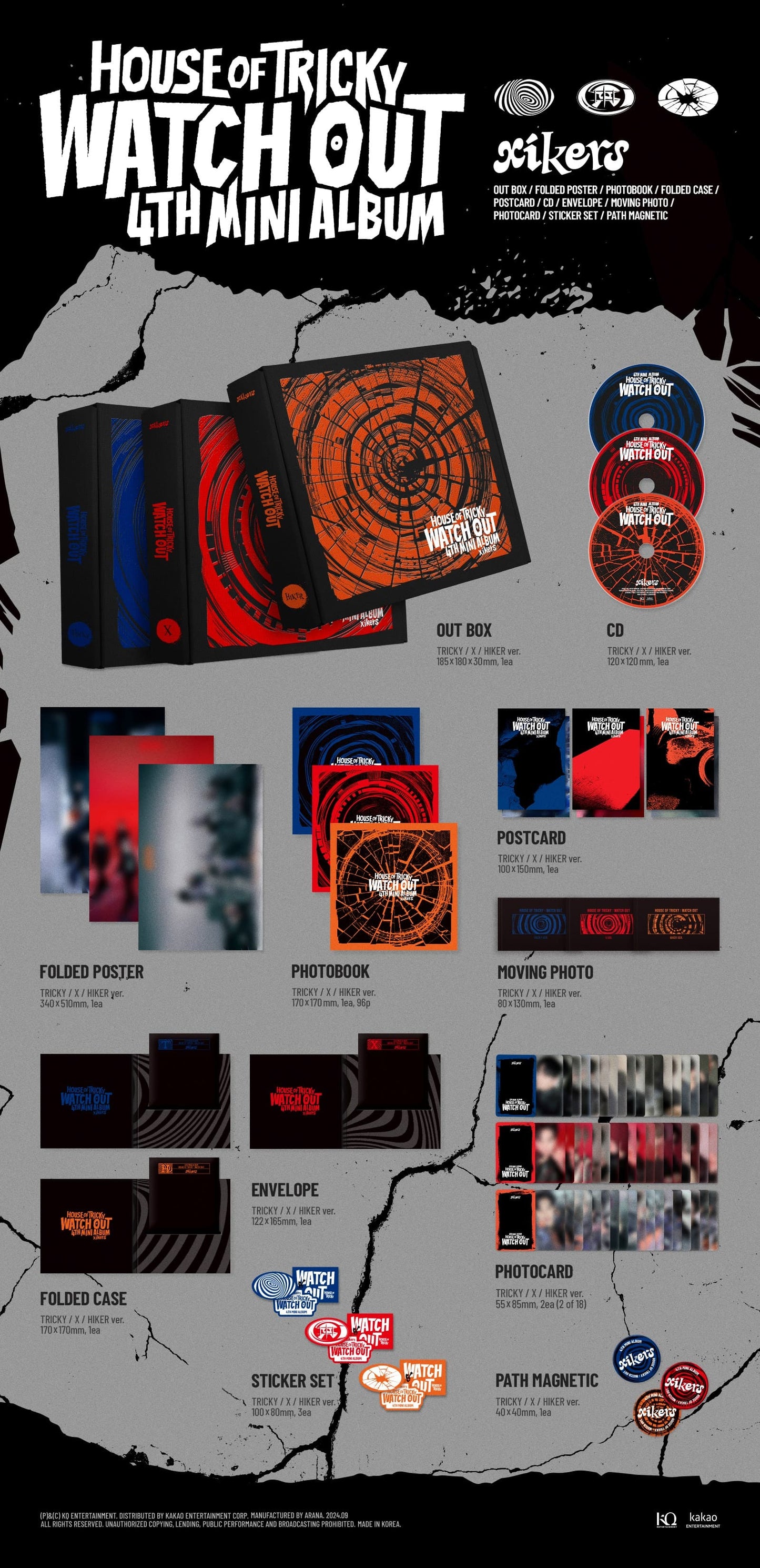 Xikers - 4th Mini Album [HOUSE OF TRICKY : WATCH OUT]