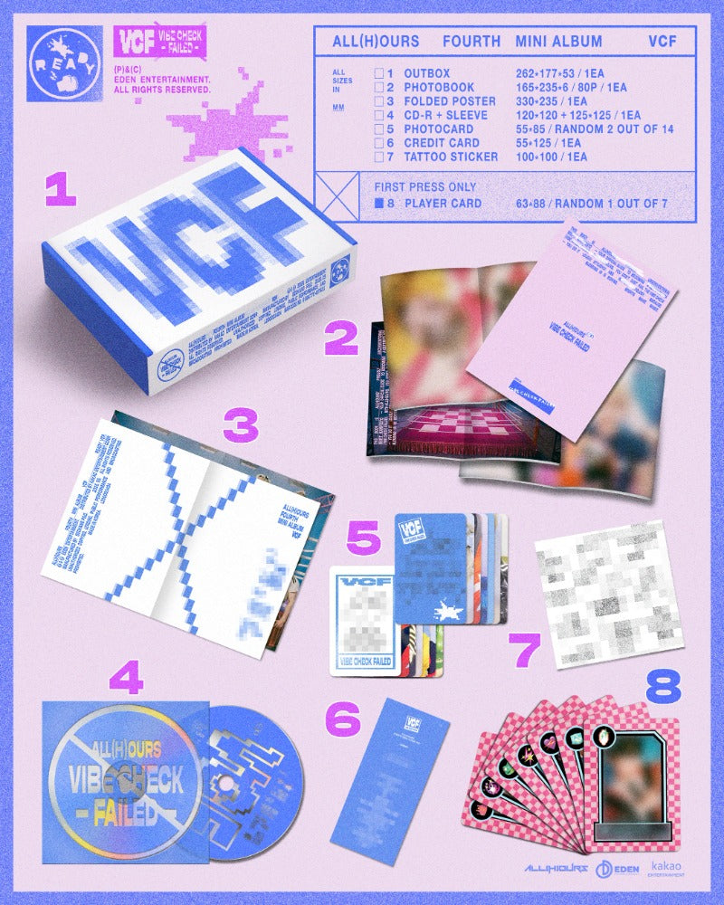 ALL(H)OURS - 4th Mini Album [VCF]